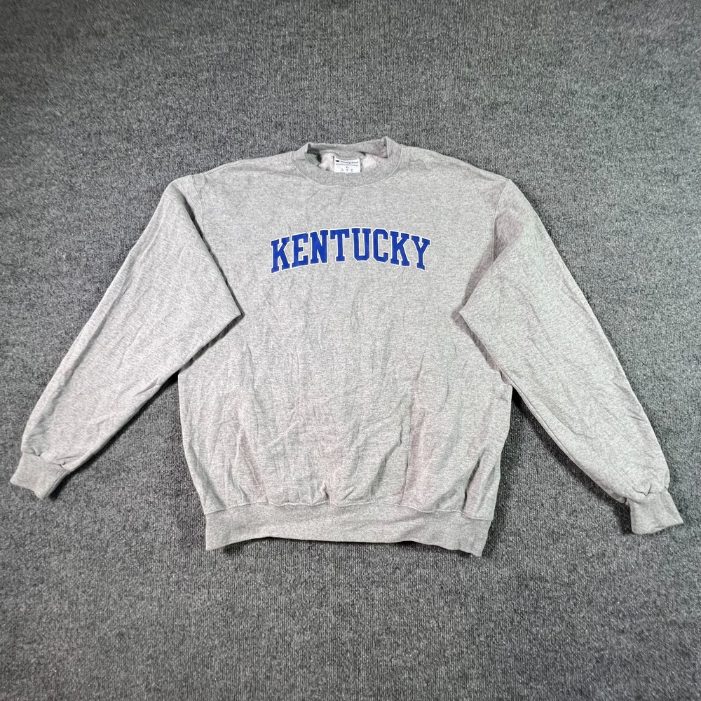 Champion Women XL Gray University of Kentucky Embroidered Sweatshirt Wildcats